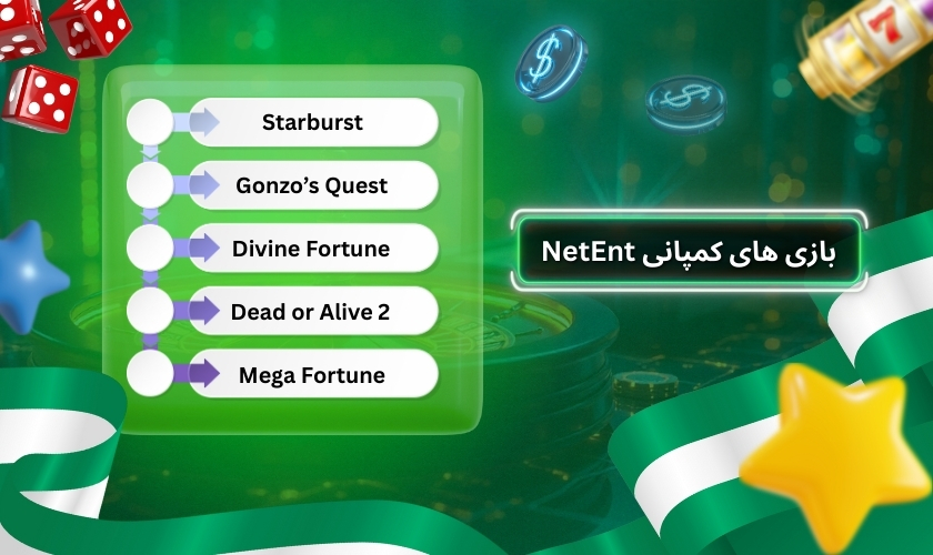 بازی های محبوب و سودآور کمپانی NetEnt